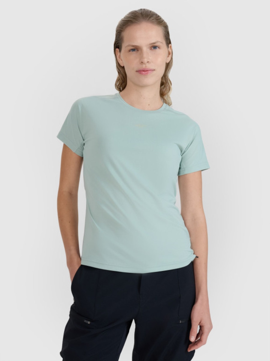 Damska koszulka kolarska 4F 4FWSS25TFTSF1433 - zielona