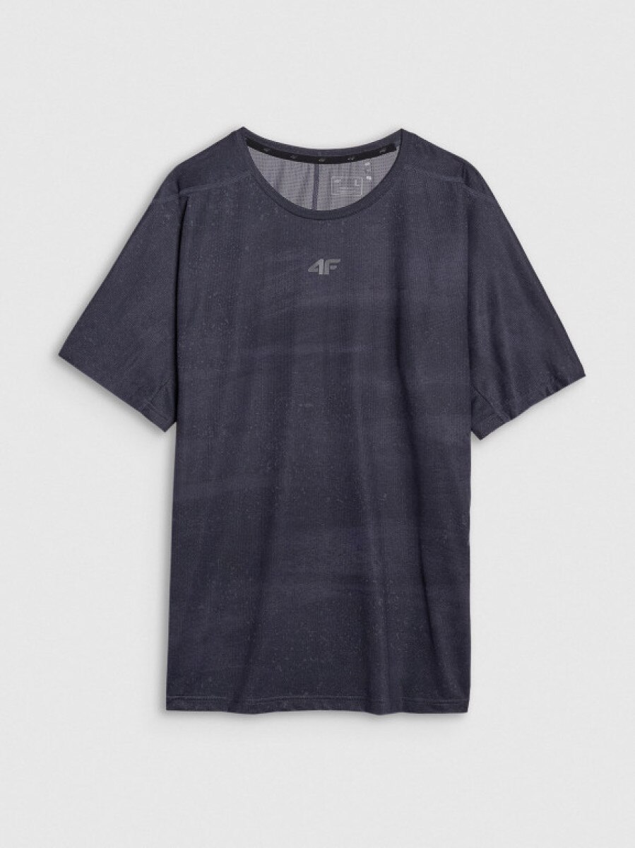 Męska koszulka kolarska 4F 4FWSS25TFTSM1286 - czarna