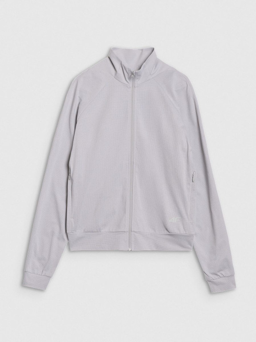 Damska bluza treningowa 4F 4FRSS25TFSWF635 - szara