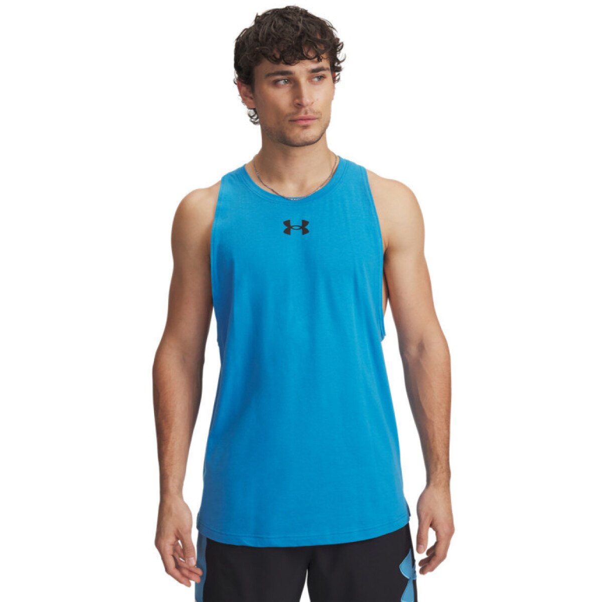 Męski top do koszykówki Under Armour UA Zone Tank - niebieski
