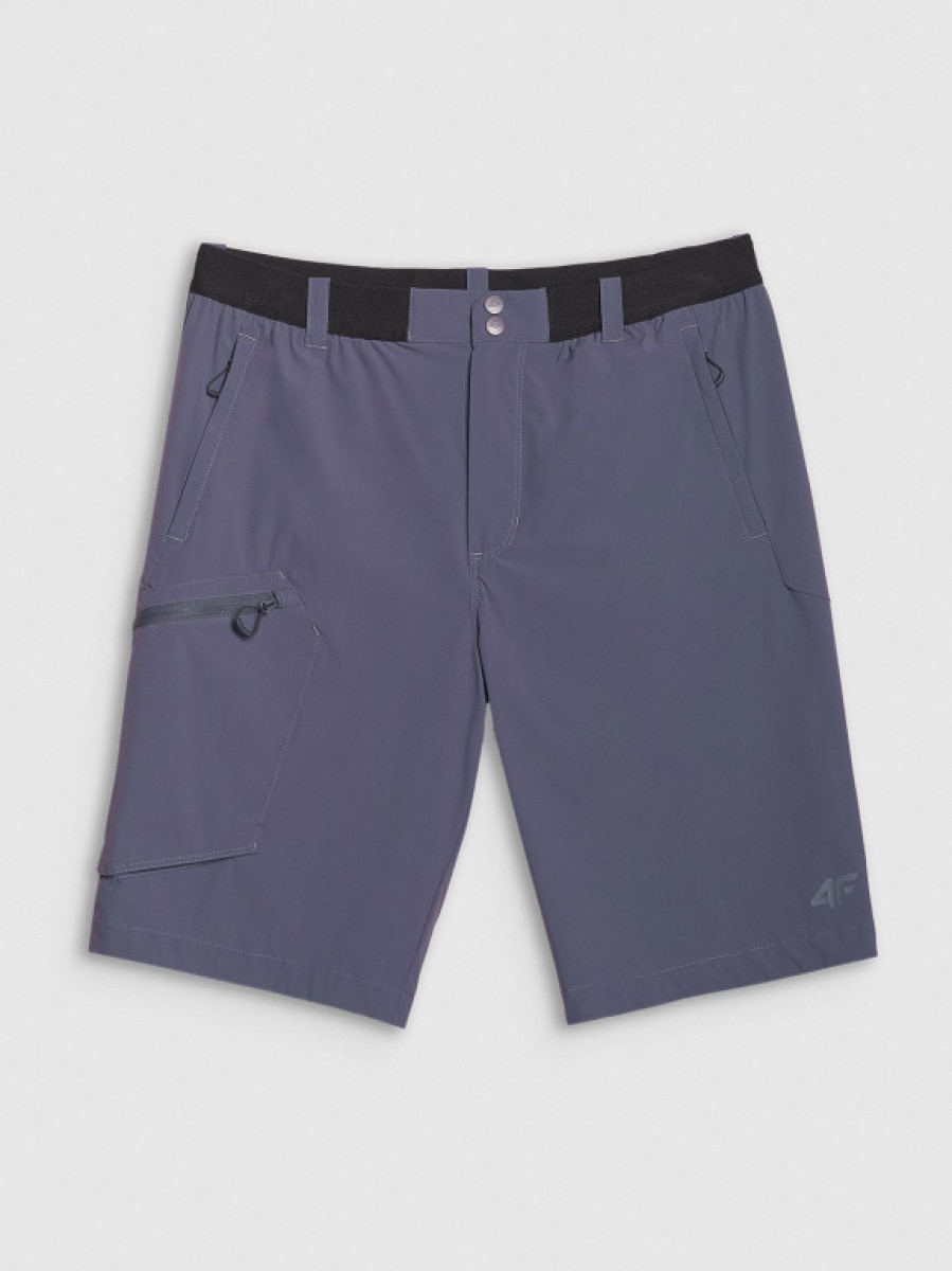 Męskie spodenki trekkingowe 4F 4FWSS25TFSHM0878 - szare