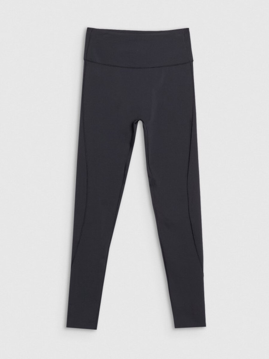 Damskie legginsy do jogi 4F 4FWSS25TFTIF323 - czarne