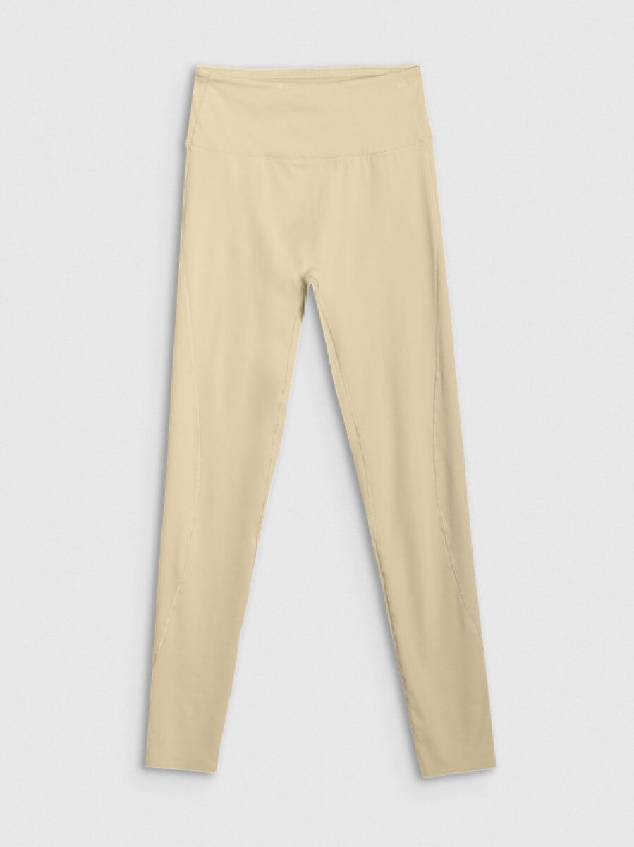 Damskie legginsy do jogi 4F 4FWSS25TFTIF323 - zielone