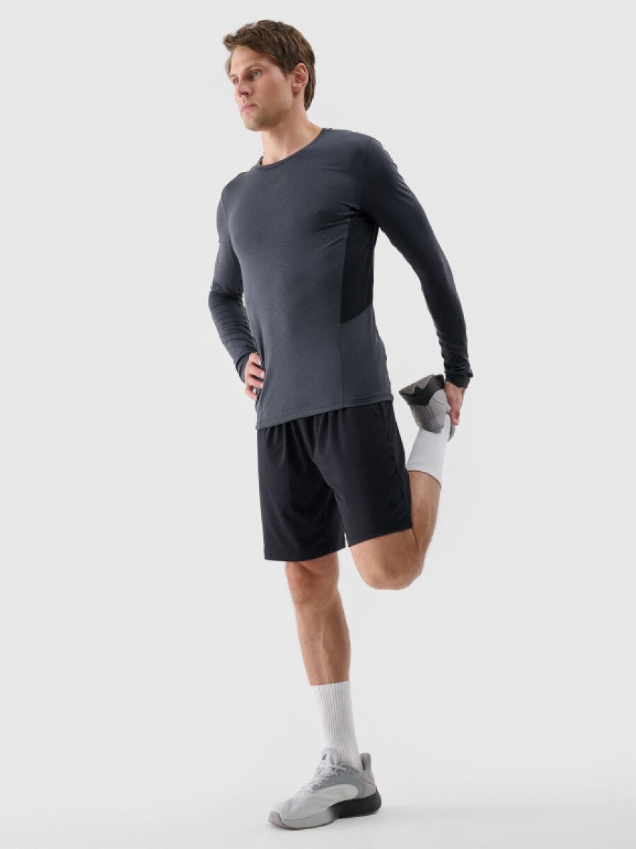 Męskie spodenki treningowe 4F 4FWSS25TFSHM0911 - czarne