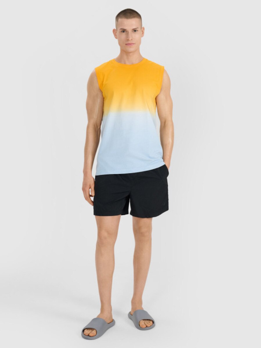 Męskie spodenki tkaninowe casual 4F 4FRSS25TSHOM697 - czarne