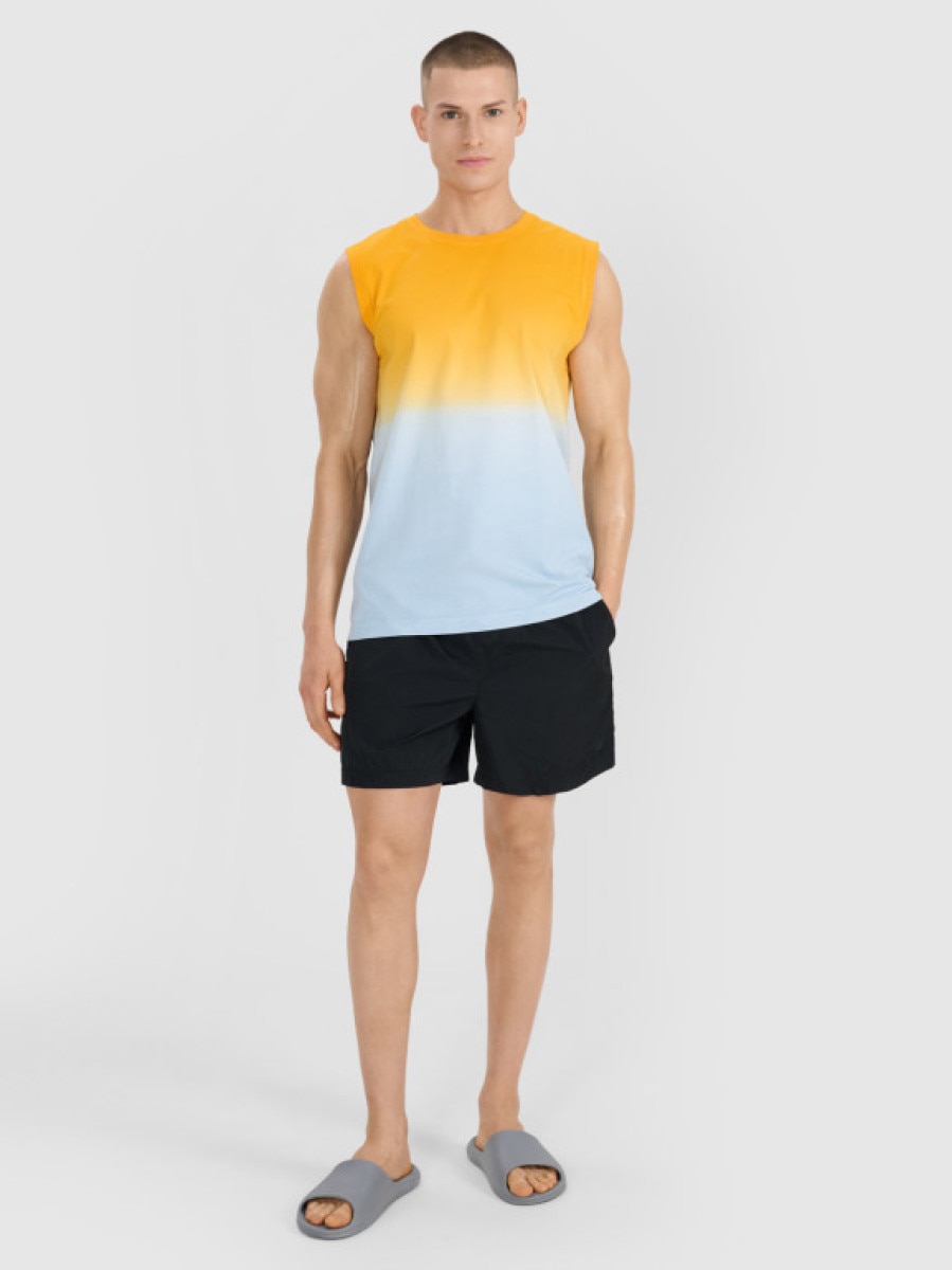 Męskie spodenki tkaninowe casual 4F 4FRSS25TSHOM697 - czarne