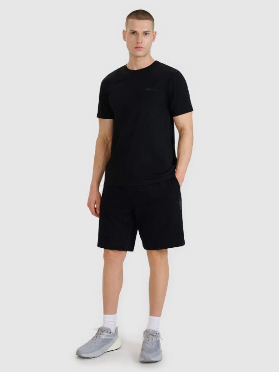 Męskie spodenki dresowe 4F 4FWSS25TSHOM545 - czarne