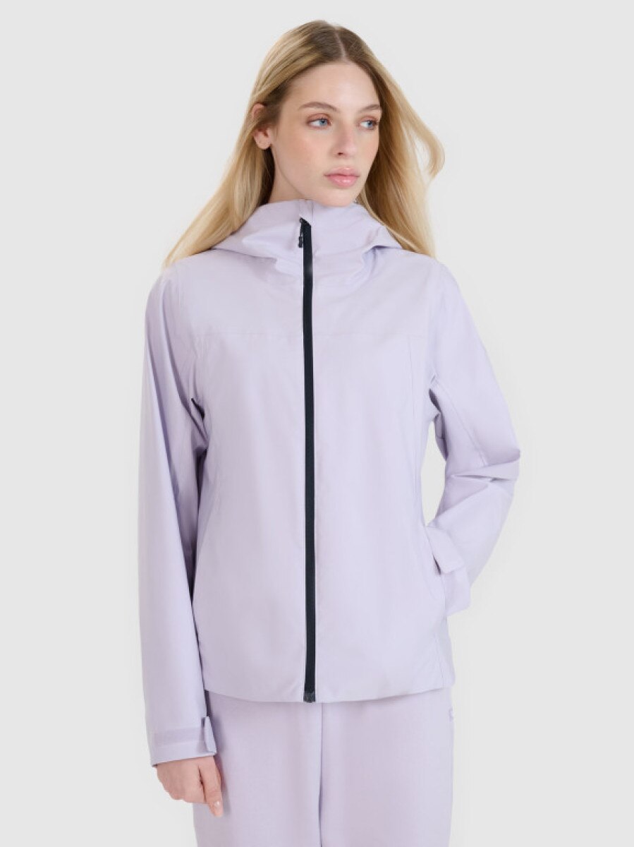 Damska kurtka przejściowa 4F 4FWSS25TTJAF702 - fioletowa