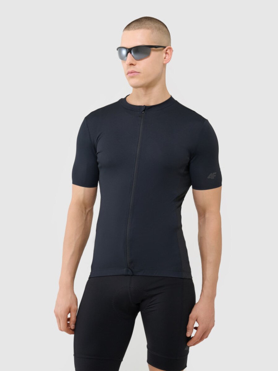 Męska koszulka rowerowa 4F 4FWSS25TFTSM1285 - czarna