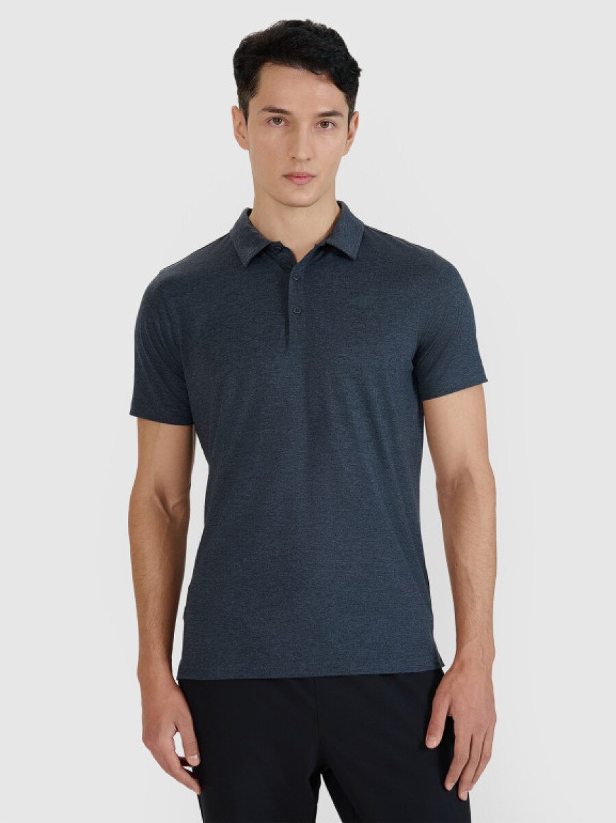 Męska koszulka polo 4F 4FWSS25TFTSM1922 - szary