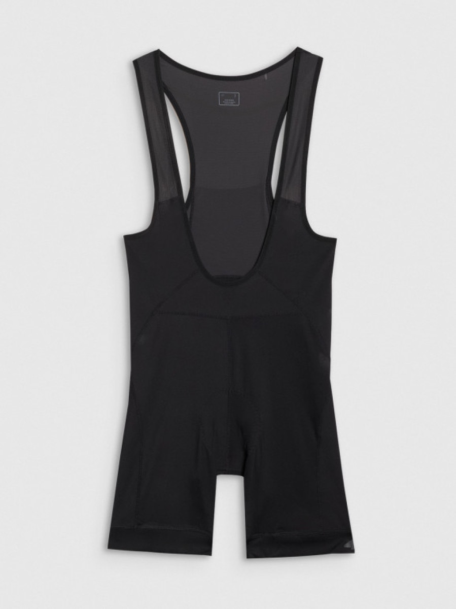 Damskie kolarki z szelkami 4F 4FWSS25TFSTF039 - czarne