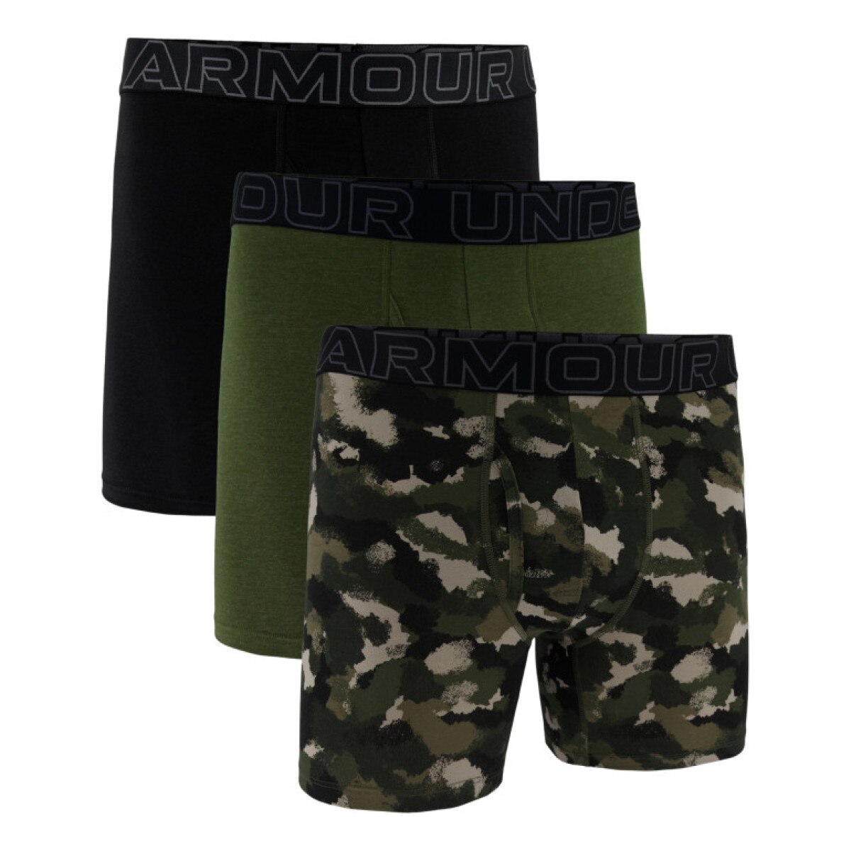 Męska bielizna treningowa (3-pack) Under Armour M UA Perf Cotton Nov 6in - multikolor
