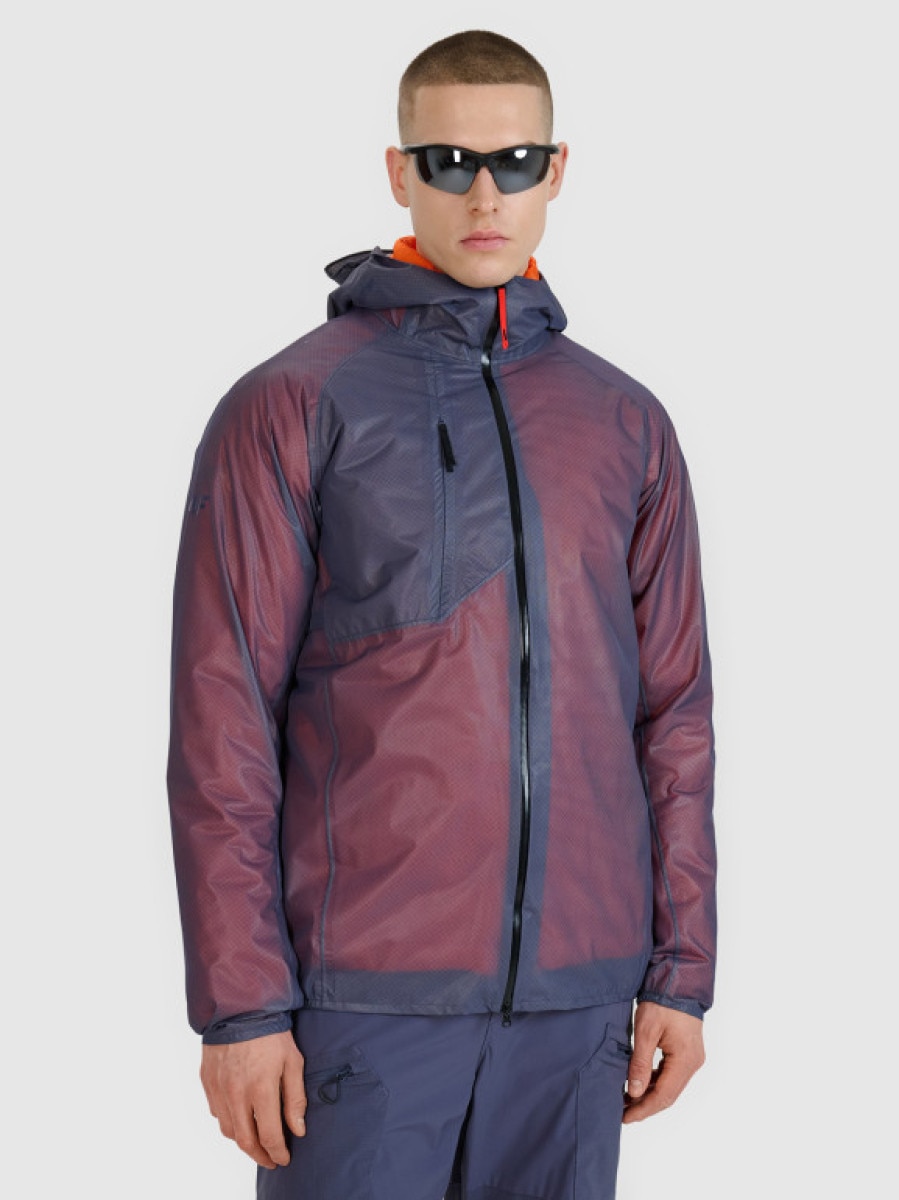 Męska kurtka trekkingowa 4F 4FWSS25TTJAM692 - szara