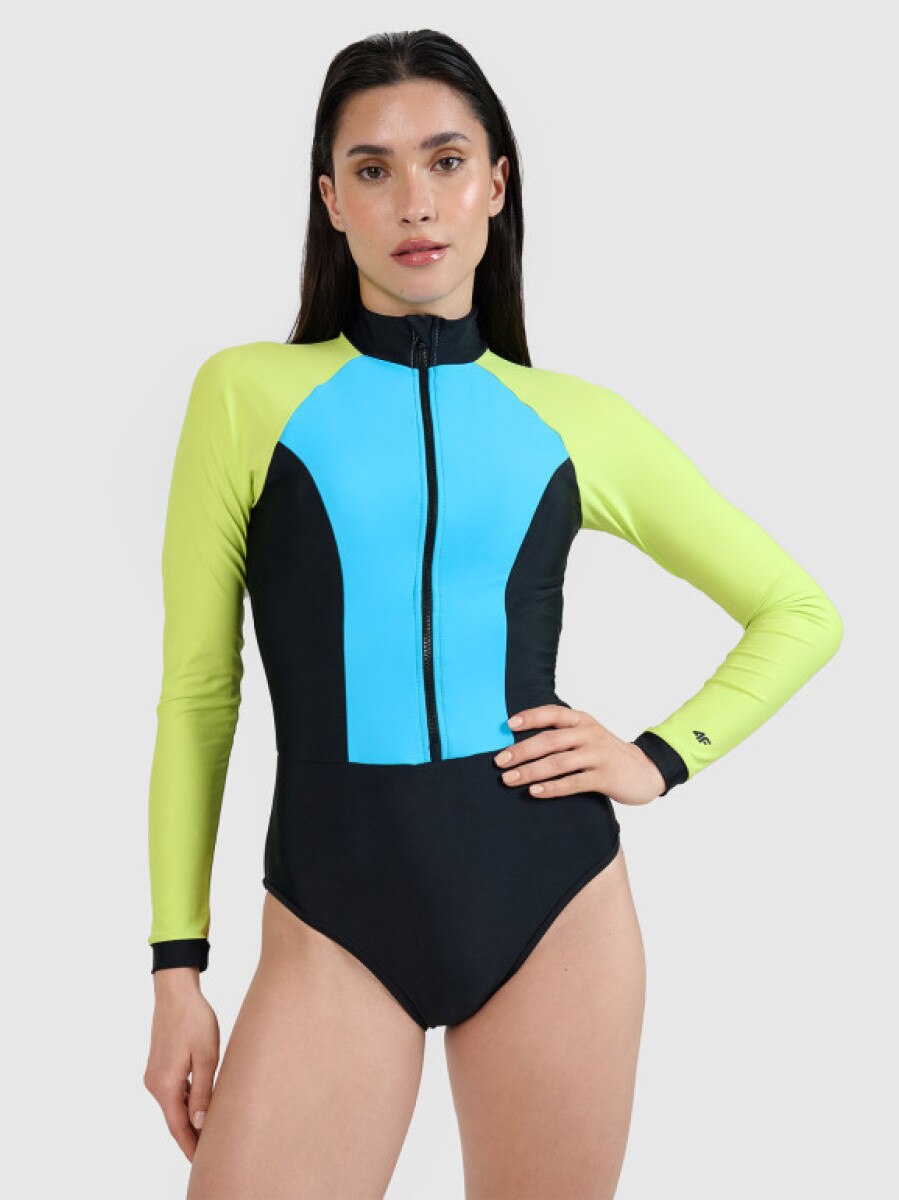 Damski kostium kąpielowy jednoczęściowy 4F 4FWSS25USWSF085 - multikolor