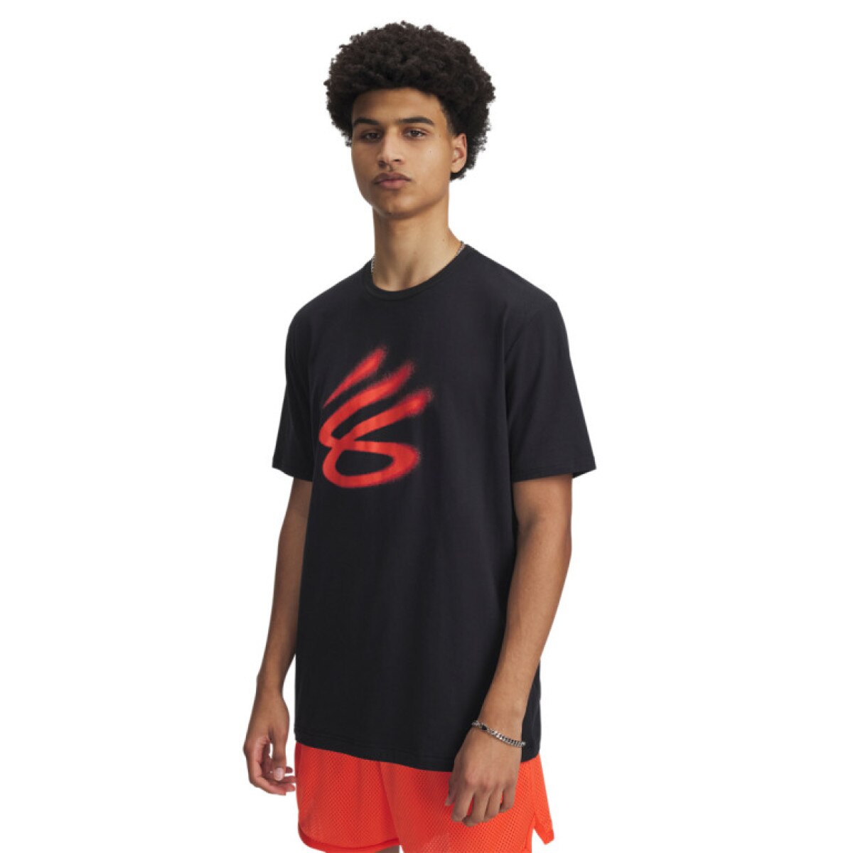 Męska koszulka do koszykówki Under Armour Curry Playable Tee 1 - czarna