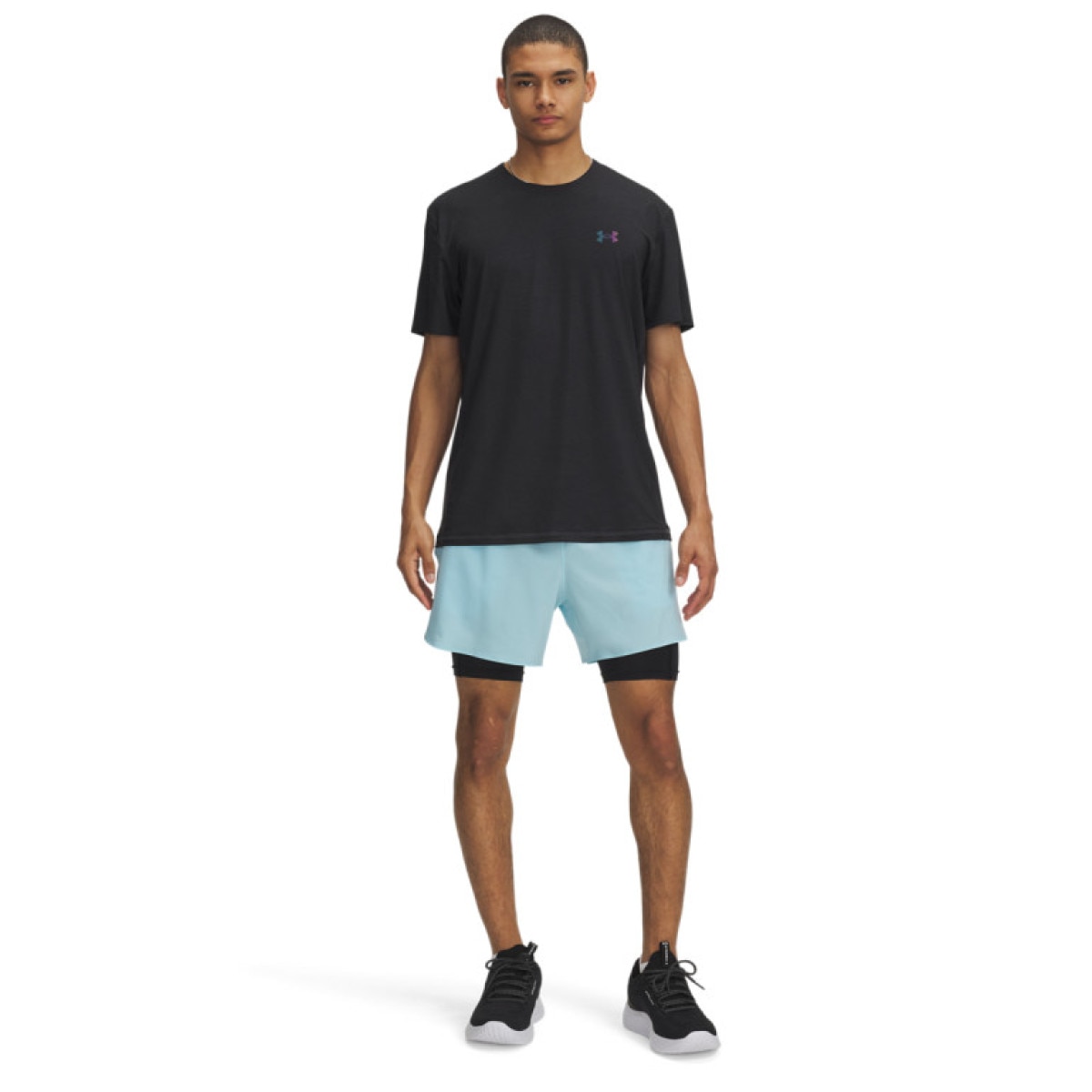 Męskie spodenki treningowe Under Armour UA Vanish Elite 2in1 Short - niebieskie