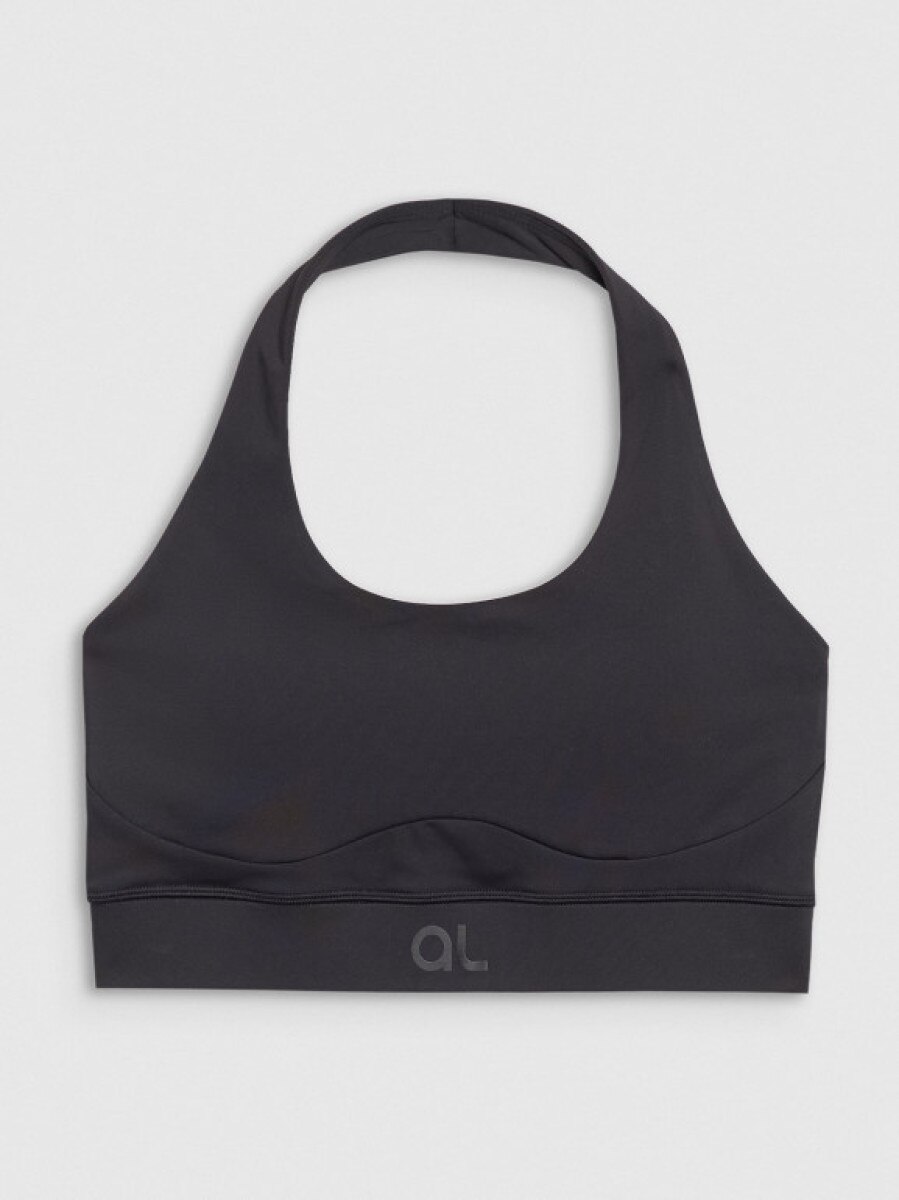 Damski biustonosz treningowy 4F x Anna Lewandowska 4FALSSS25USBAF186 - czarny
