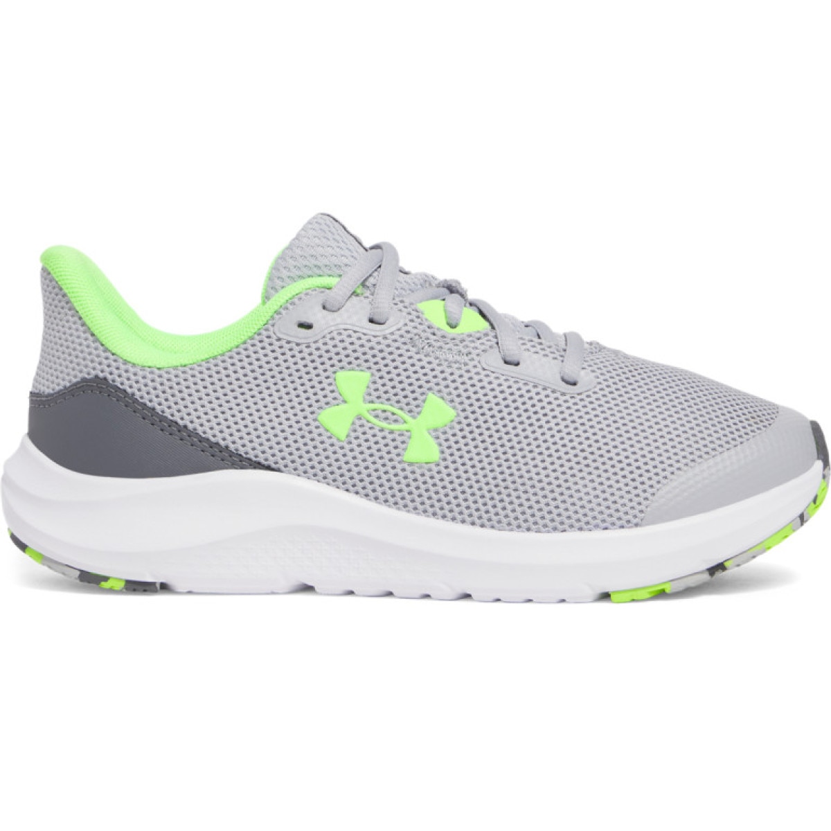 Chłopięce buty do biegania Under Armour UA BGS Pursuit 4 - szare