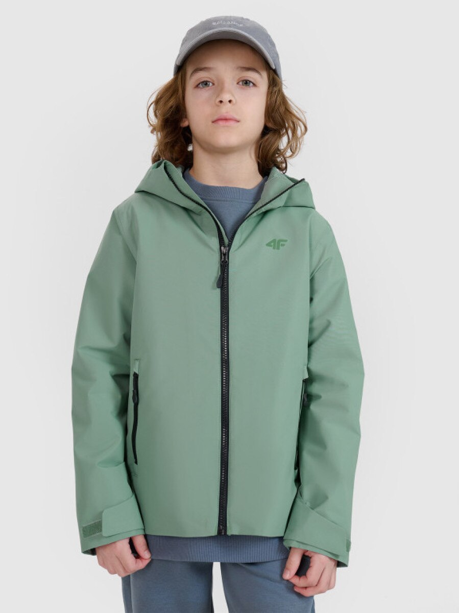 Dziecięca kurtka przejściowa membrana 5000 4F 4FJWSS25TTJAU0741 - zielona