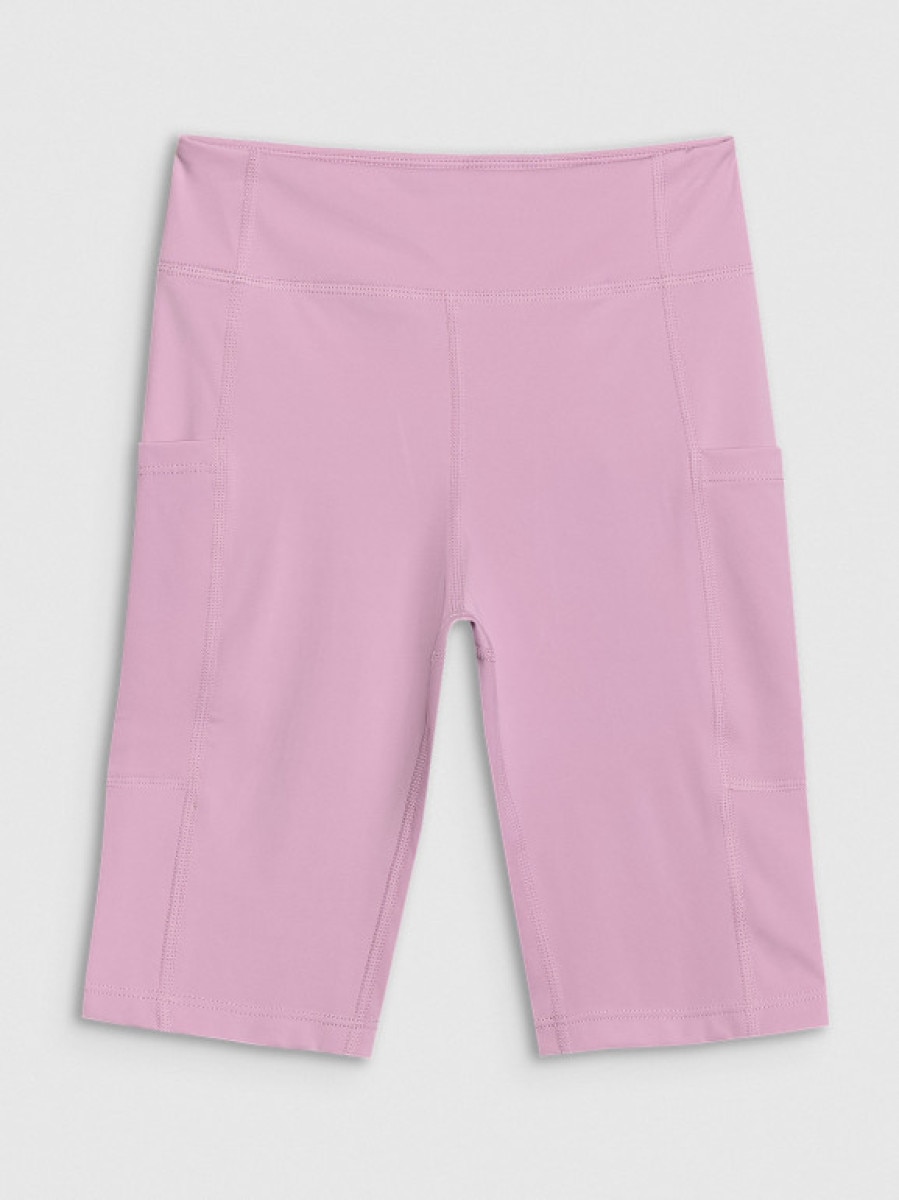 Dziewczęce kolarki trekkingowe 4F 4FJWSS25TFSHF0857 - różowe