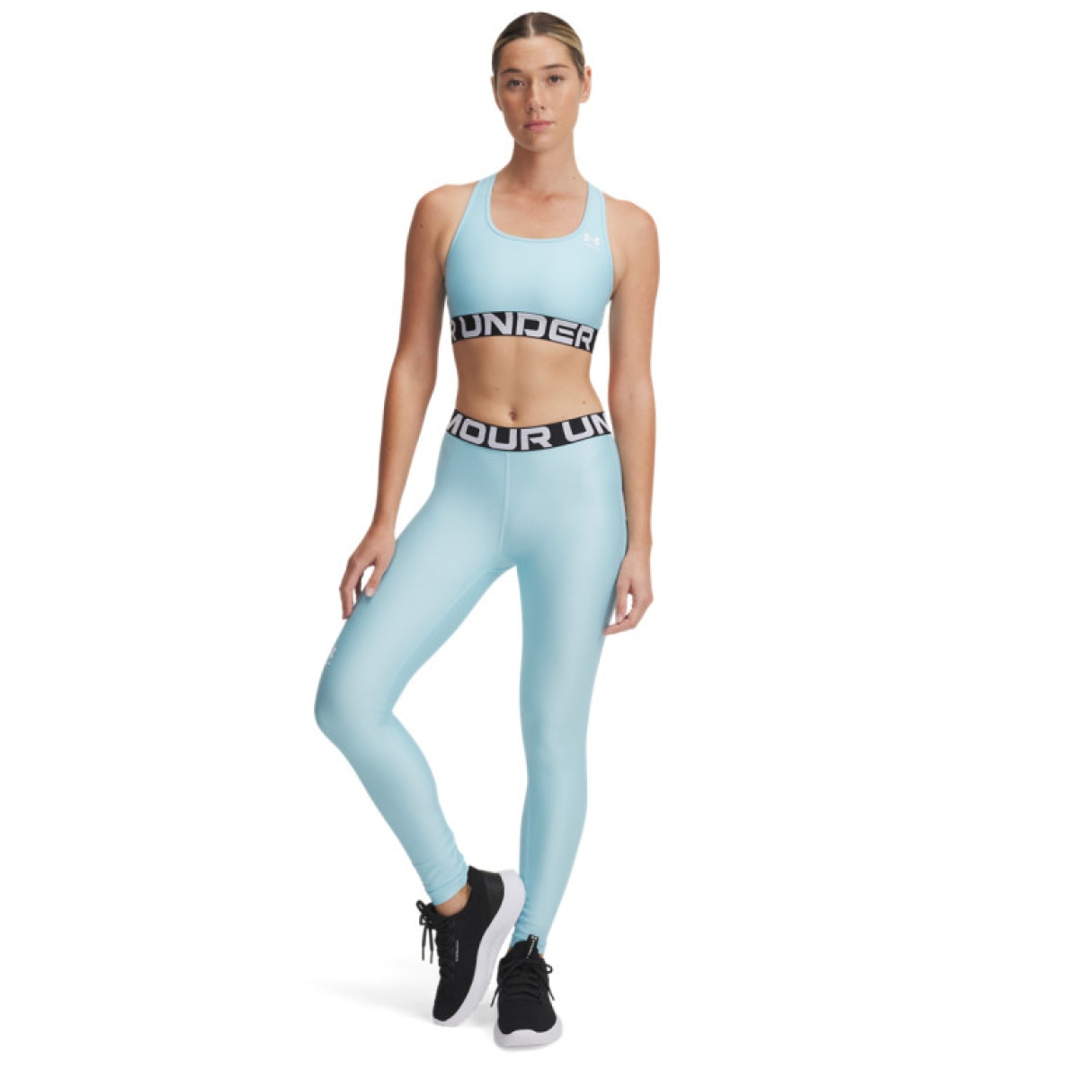 Damskie legginsy treningowe Under Armour UA HG Legging - niebieskie