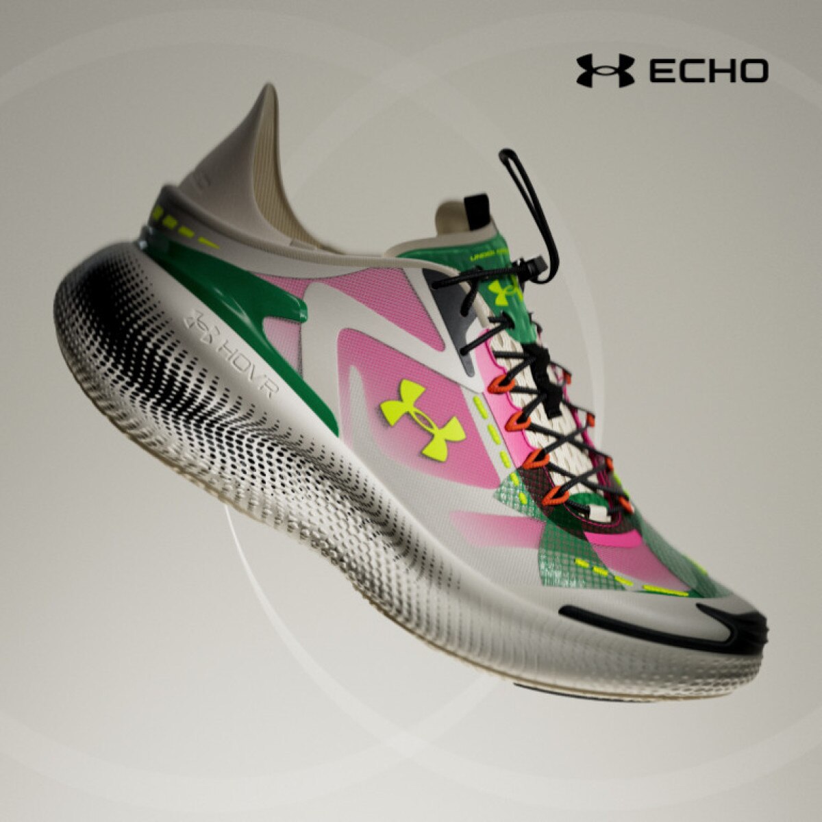 Sneakersy sportowe uniseks Under Armour UA Echo - multikolor