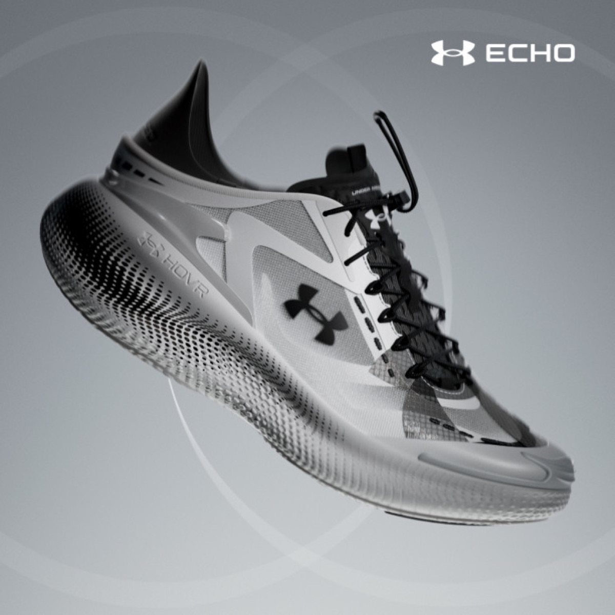 Sneakersy sportowe uniseks Under Armour UA Echo - białe