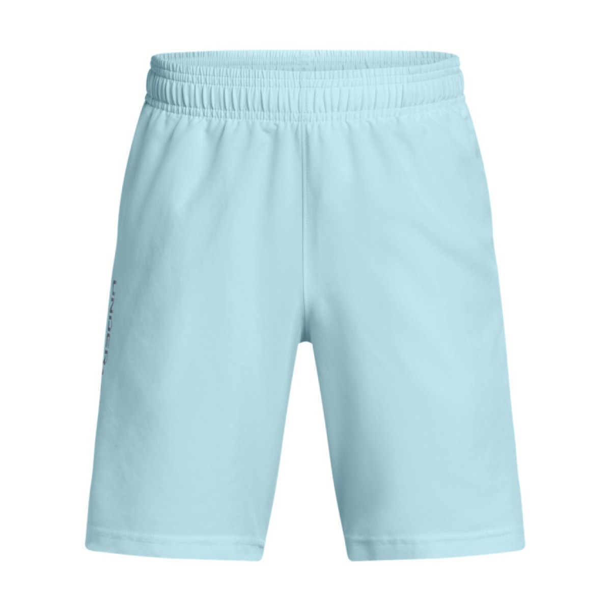 Chłopięce spodenki treningowe Under Armour UA Tech Woven Wordmark Short - niebieskie