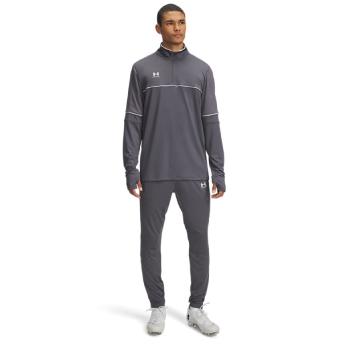 Męskie spodnie treningowe Under Armour UA M Challenger Training - szare
