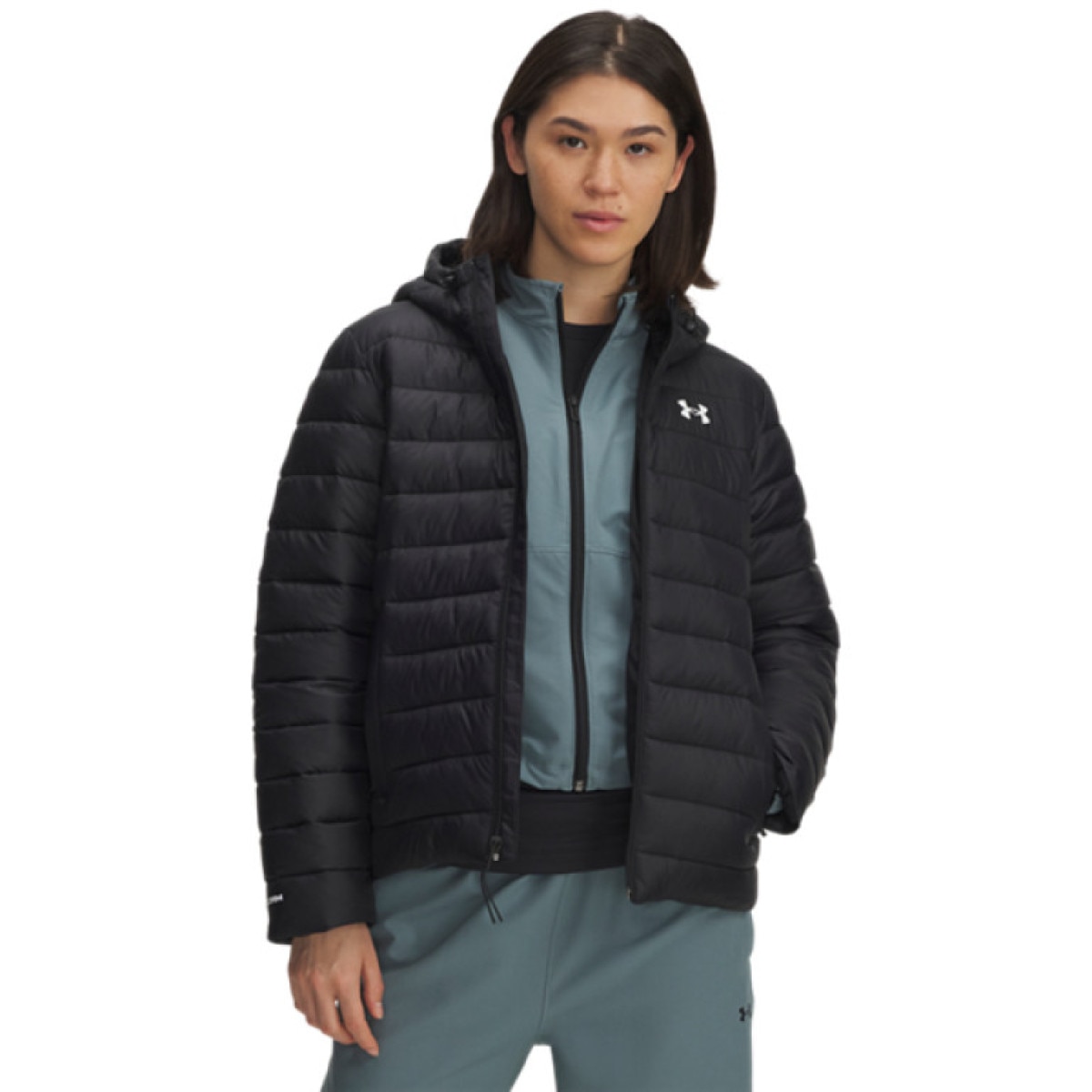 Damska kurtka puchowa pikowana Under Armour UA Sportswear Insulate Jkt - czarna