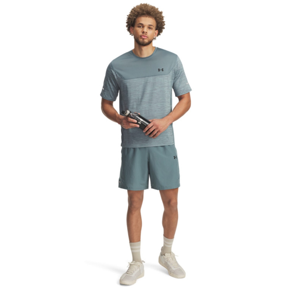 Męskie spodenki treningowe Under Armour UA Tech Utility Shorts - niebieskie