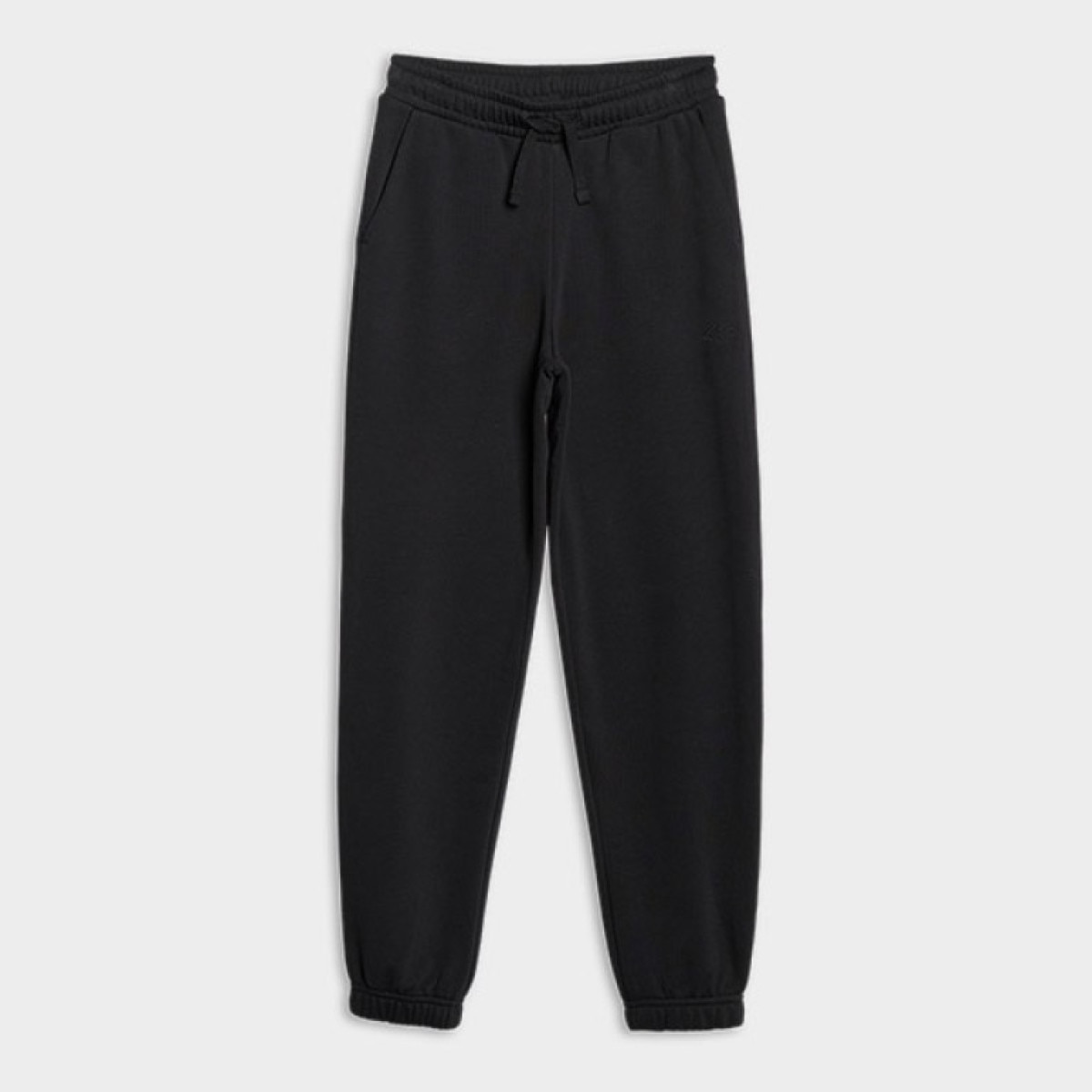 Dziewczęce spodnie dresowe joggery 4F 4FJWMM00TTROF1189 - czarne