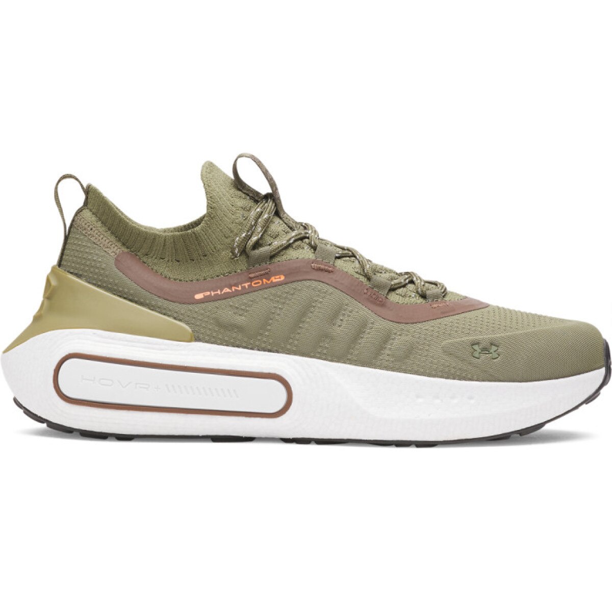 Sneakersy uniseks Under Armour UA U Phantom 4 Rflct - oliwkowe/khaki