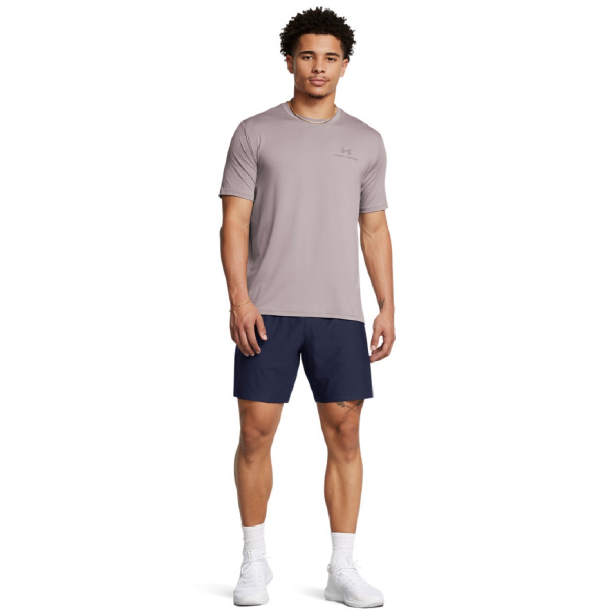 Męskie spodenki treningowe Under Armour UA Tech Vent - granatowe