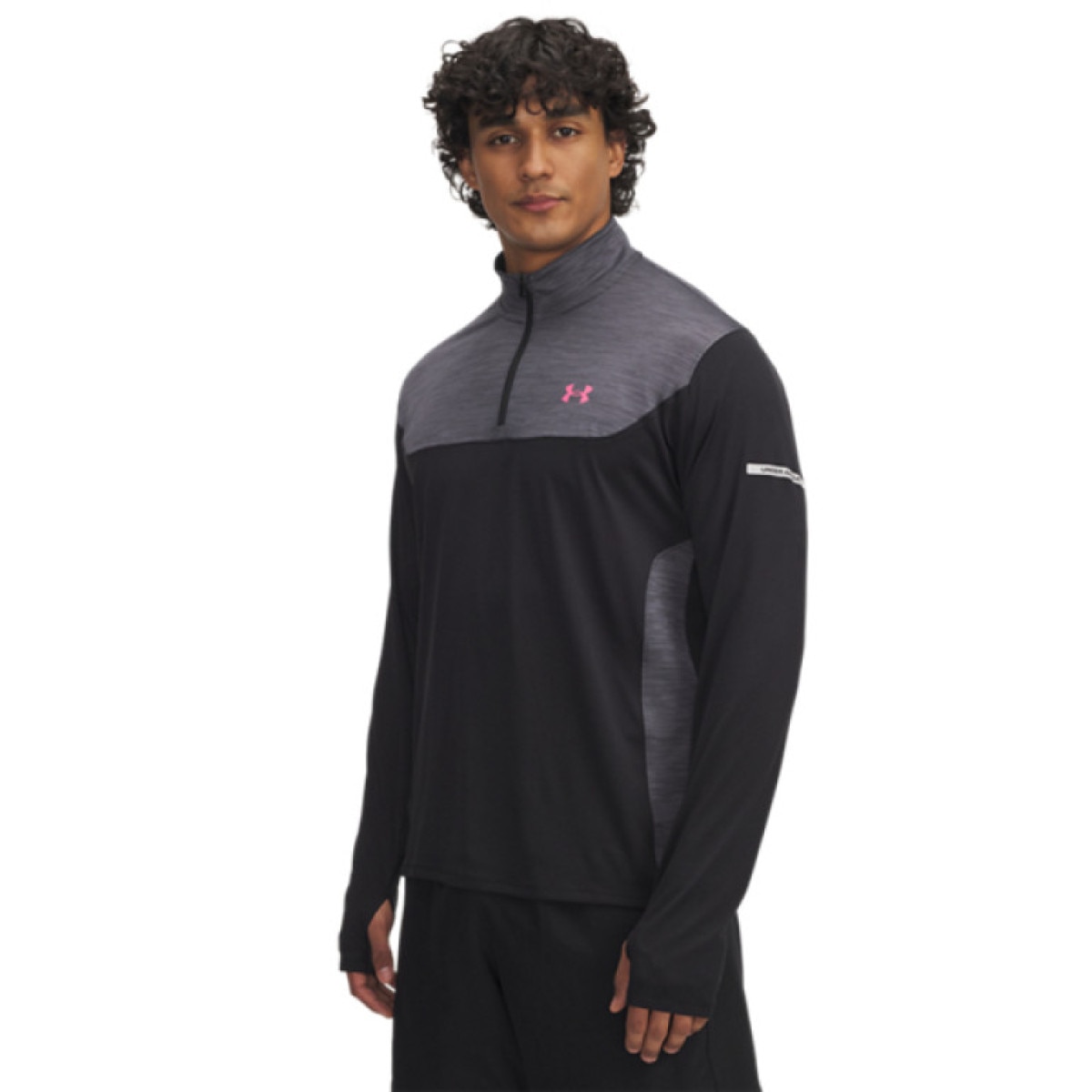 Męska bluza treningowa nierozpinana bez kaptura Under Armour UA Tech Utility 1/4 Zip - czarna