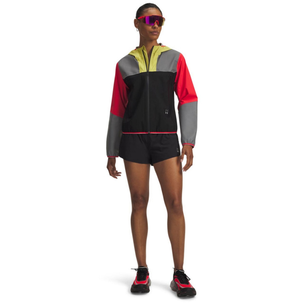 Damska kurtka do biegania Under Armour UA Halo Run Jacket - multikolor
