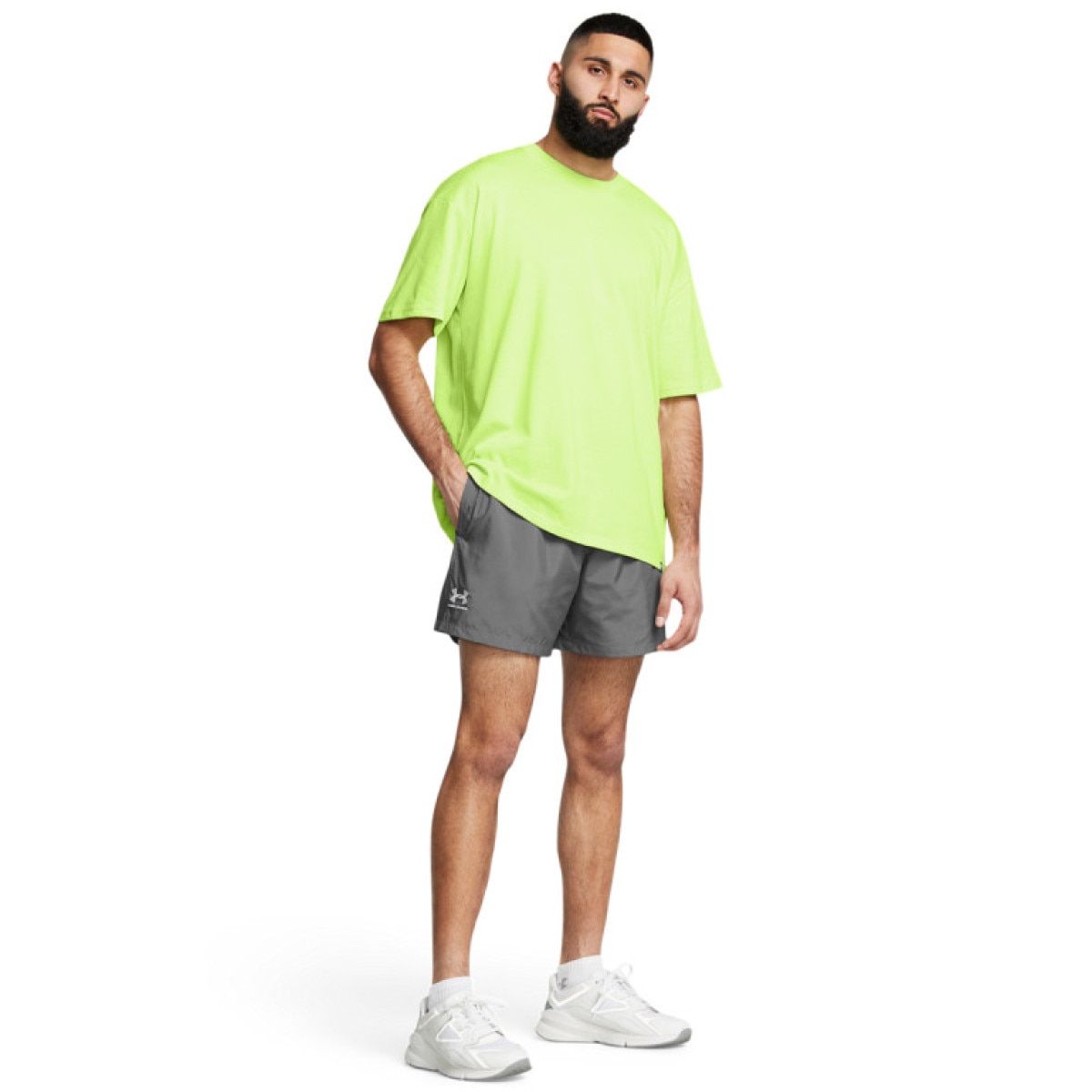 Męskie spodenki Under Armour UA Essential Volley Short - szare