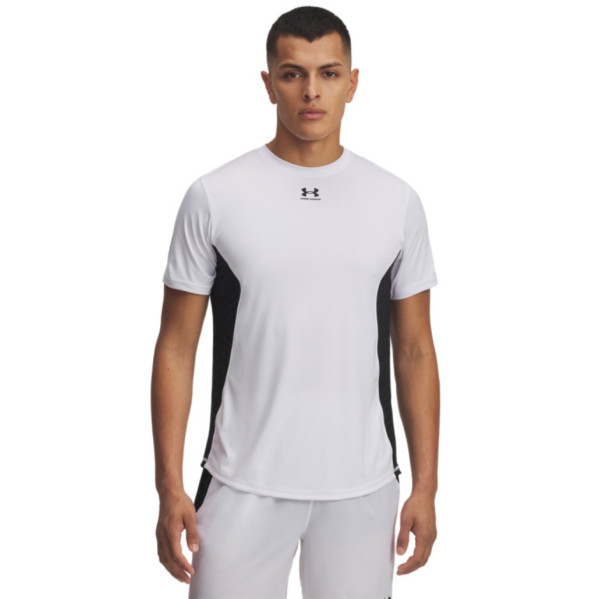 Męska koszulka piłkarska Under Armour UA M Challenger Pro SS - biała