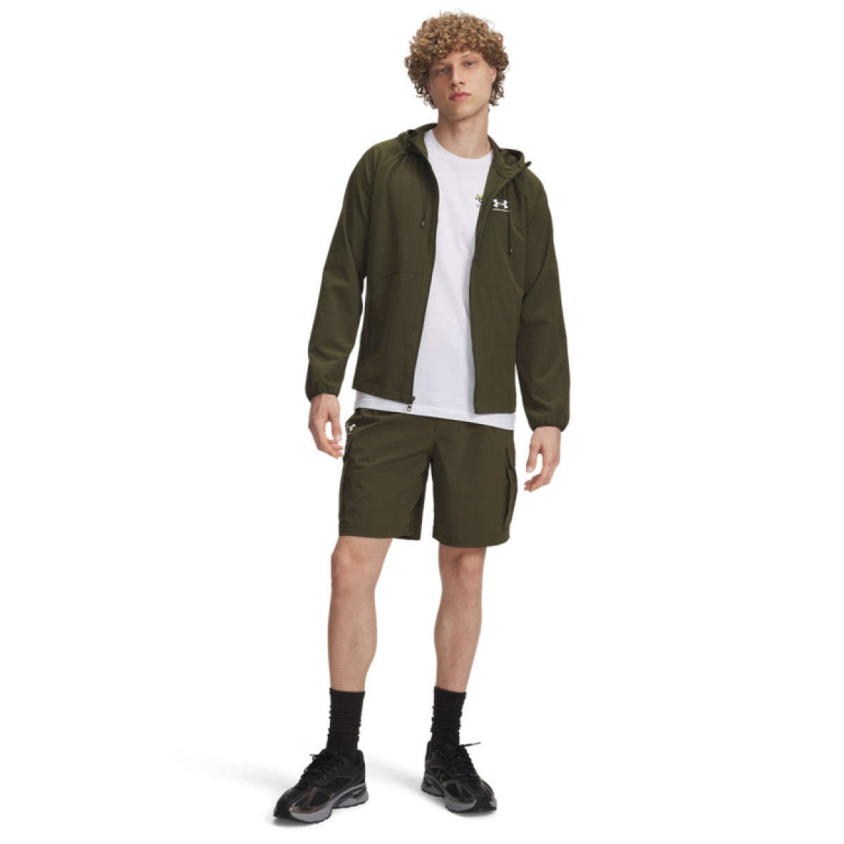 Męskie spodenki cargo Under Armour UA Vibe Woven Cargo Short - khaki