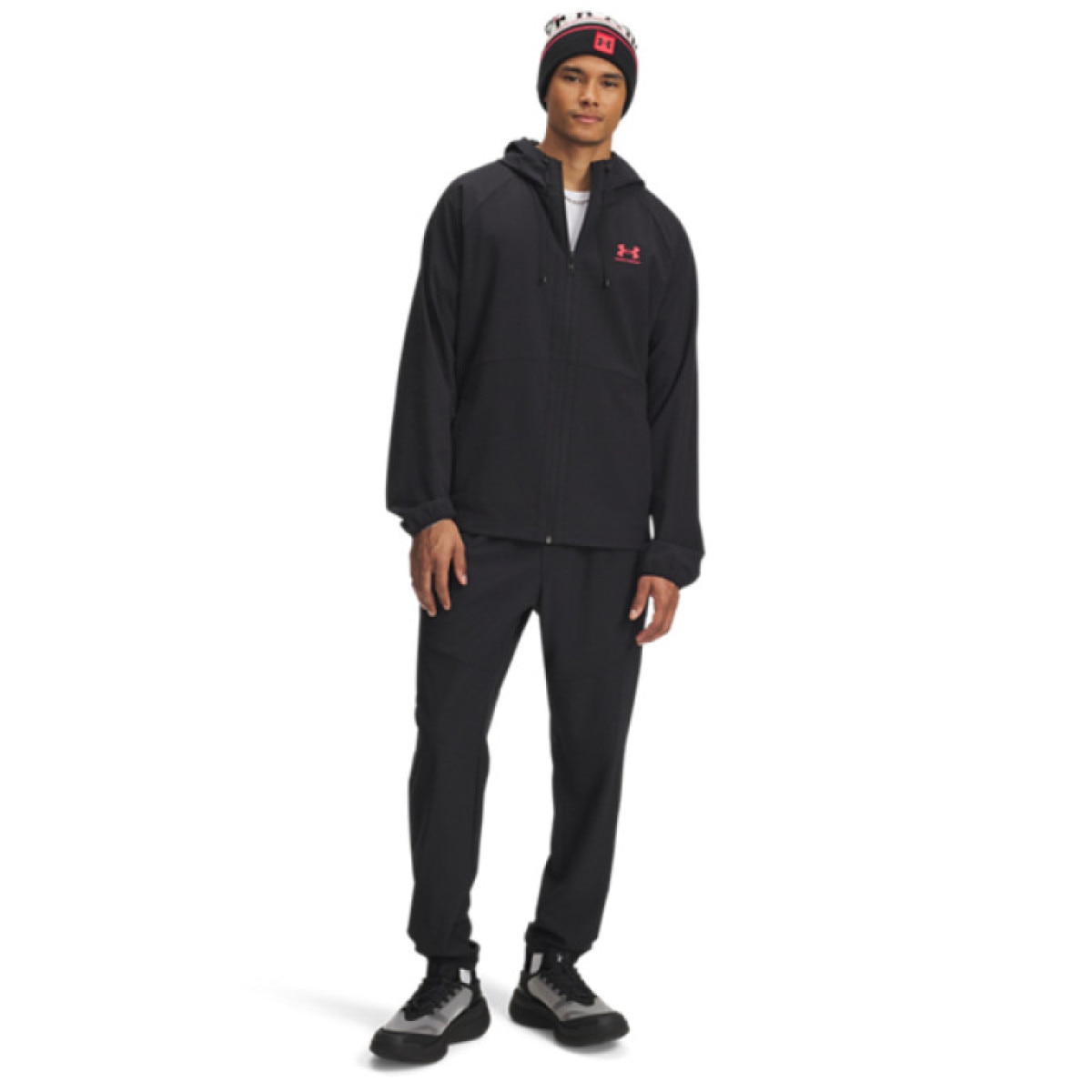 Męskie spodnie treningowe Under Armour UA Vibe Woven Pants - czarne