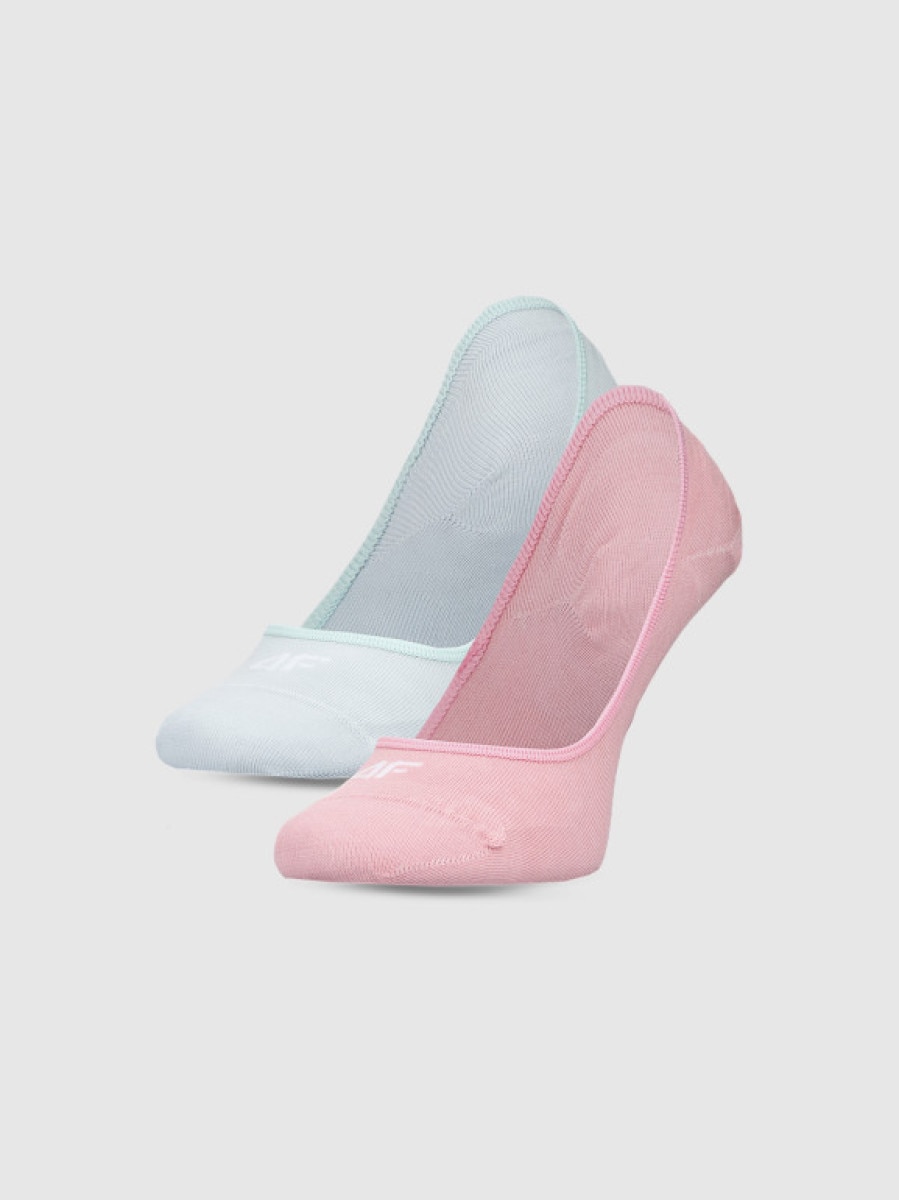 Damskie skarpetki stopki (2-pak) 4F 4FWMM00USOCF472 - multikolor