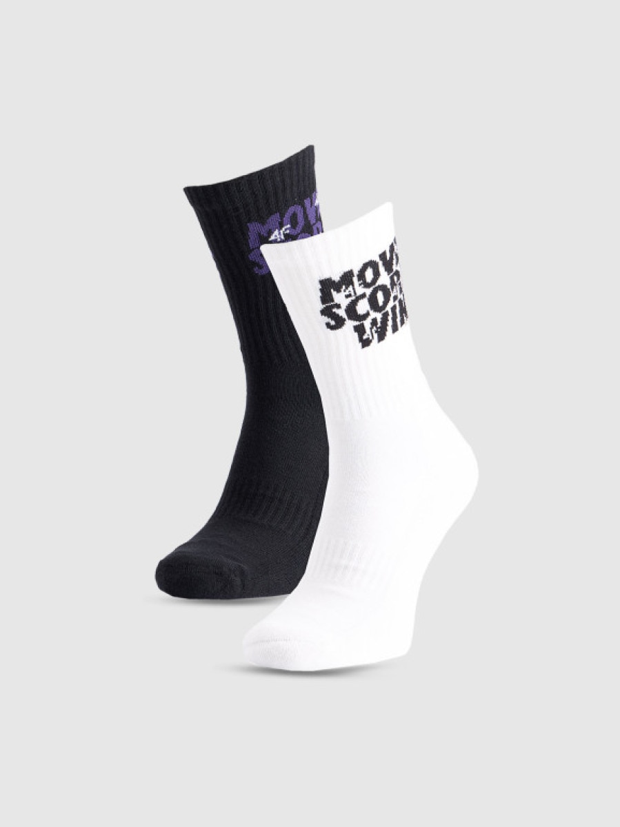 Damskie skarpetki (2-pack) 4F 4FRAW25USOCF522 - multikolor