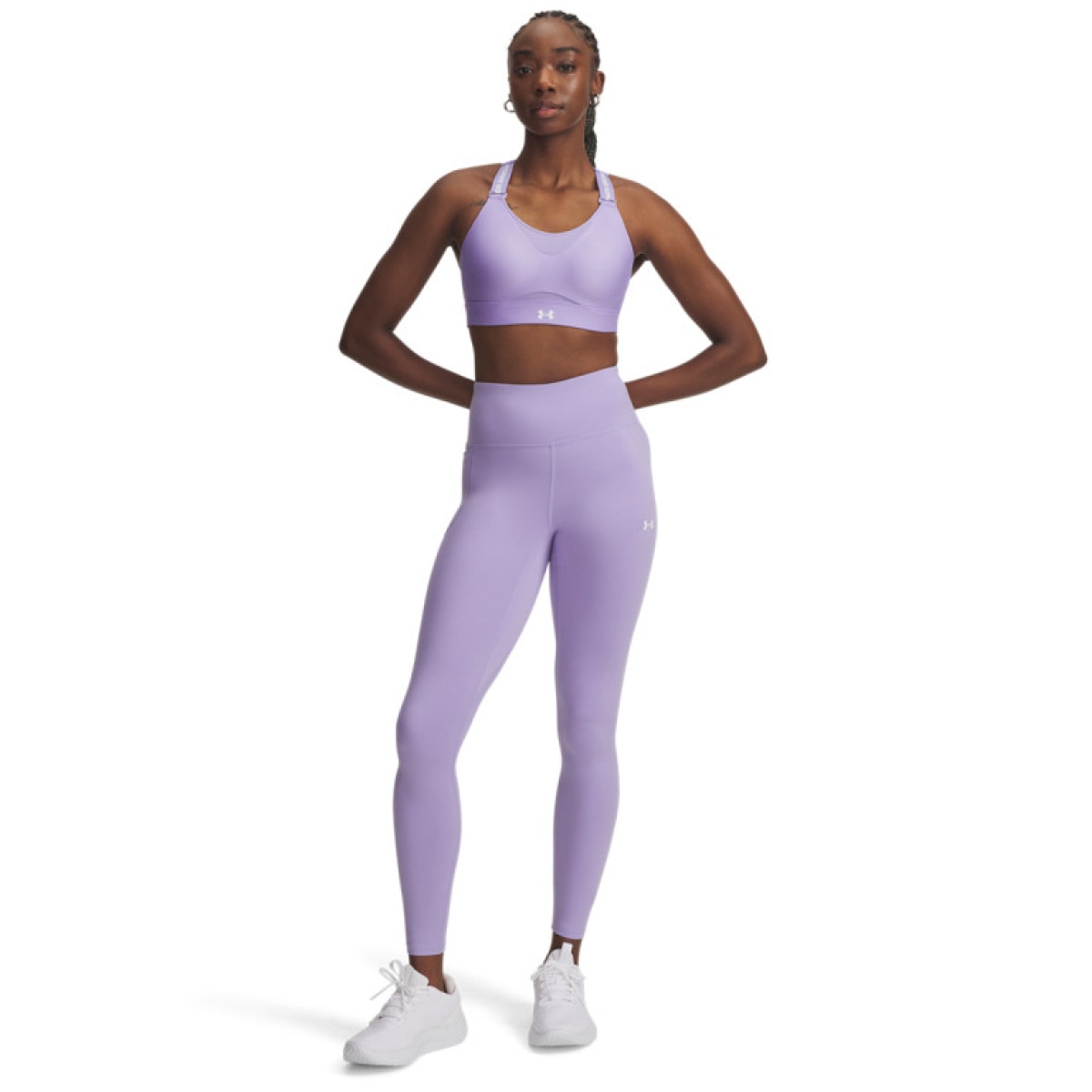 Damskie legginsy treningowe Under Armour Motion Legging Emea - fioletowy