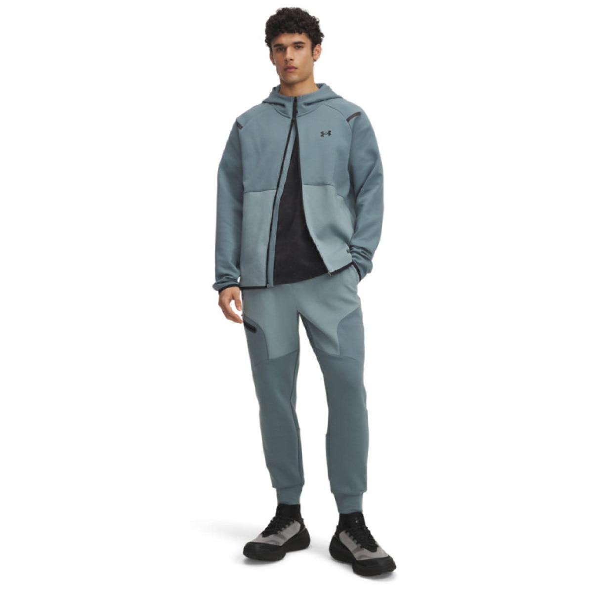 Męskie spodnie treningowe Under Armour UA Unstoppable Flc Jgr Eu - niebieskie