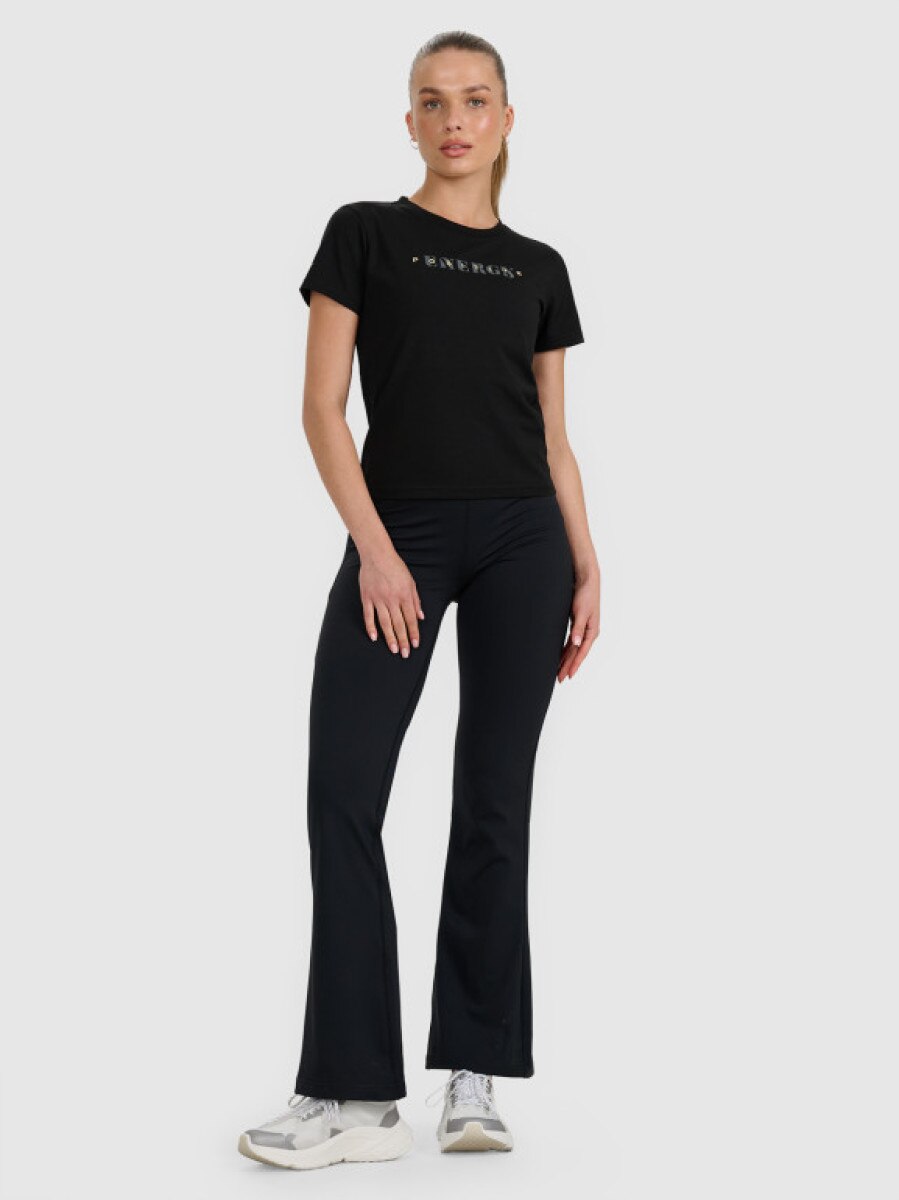 Damskie legginsy 4F 4FRAW25TTIGF290 - czarne