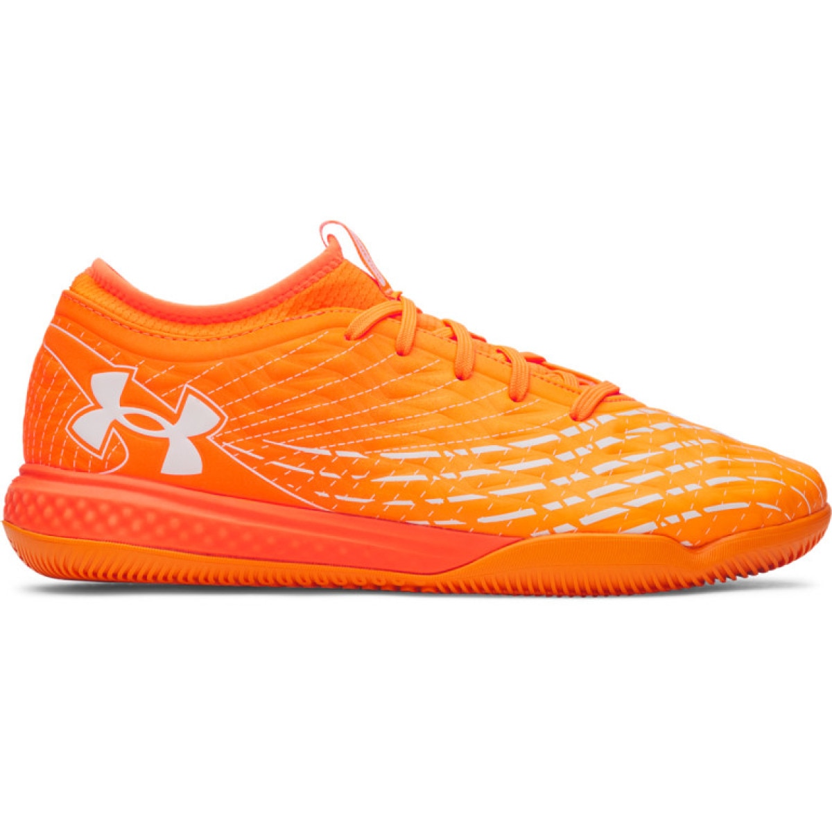Buty piłkarskie halówki uniseks Under Armour UA Magnetico Select 5 Indoor - pomarańczowe