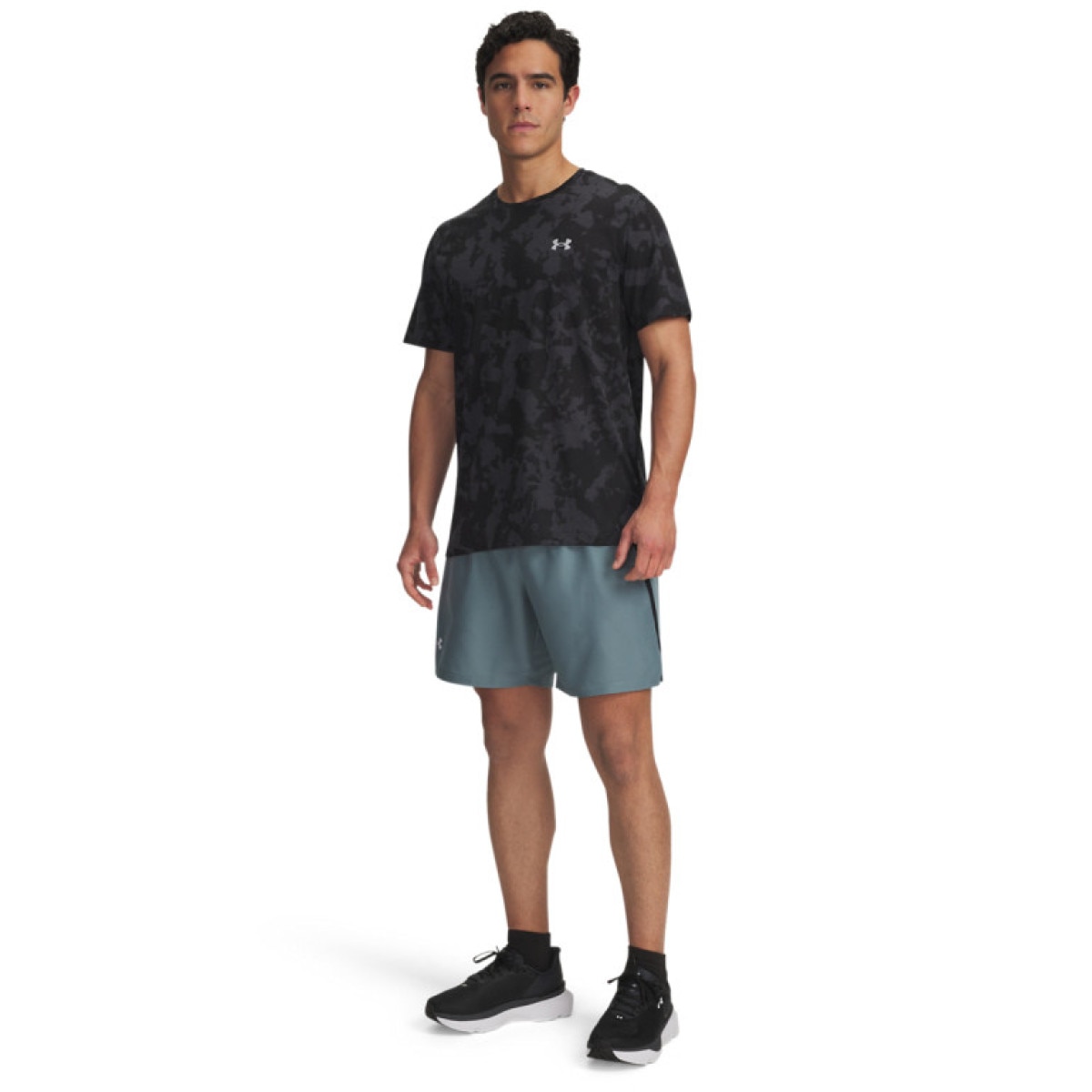 Męskie spodenki do biegania Under Armour UA Launch 7\'\' Short - niebieskie