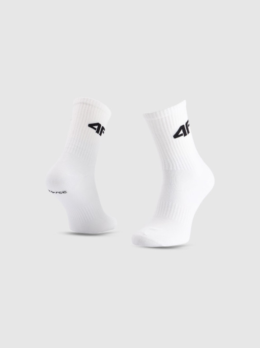 Skarpetki za kostkę uniseks (3-pack) 4F 4FRMM00USOCU529 - białe