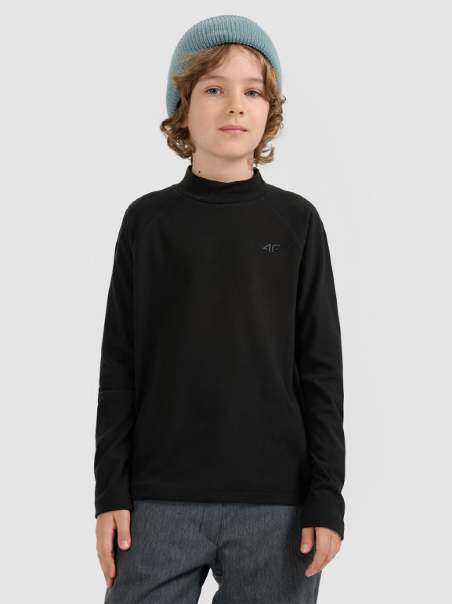 Dziecięca bielizna polarowa (góra) 4F 4FJRAW25UFLEU076 - czarna