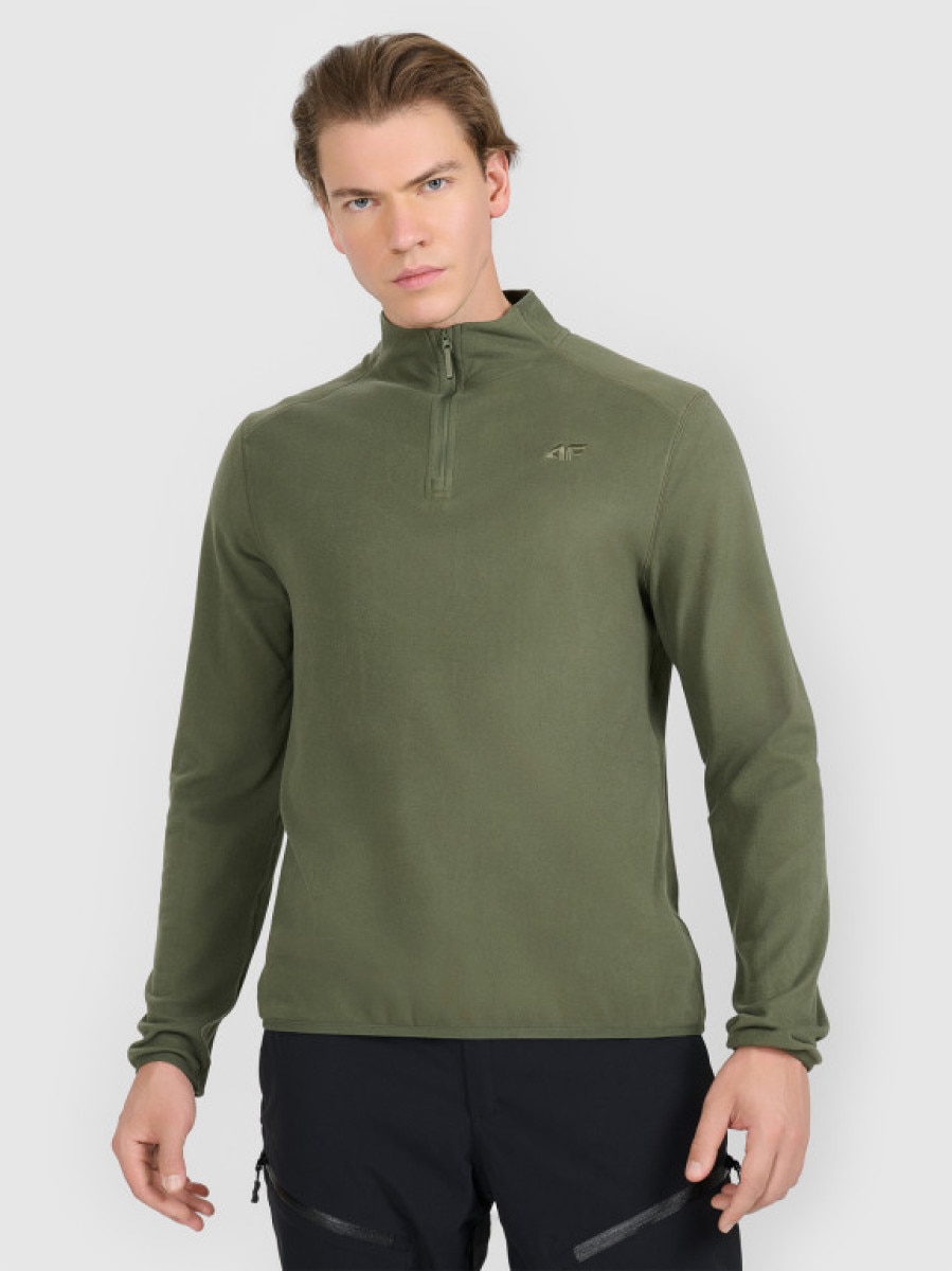 Męska bielizna termiczna (góra) 4F 4FRAW25UFLEM082 - khaki